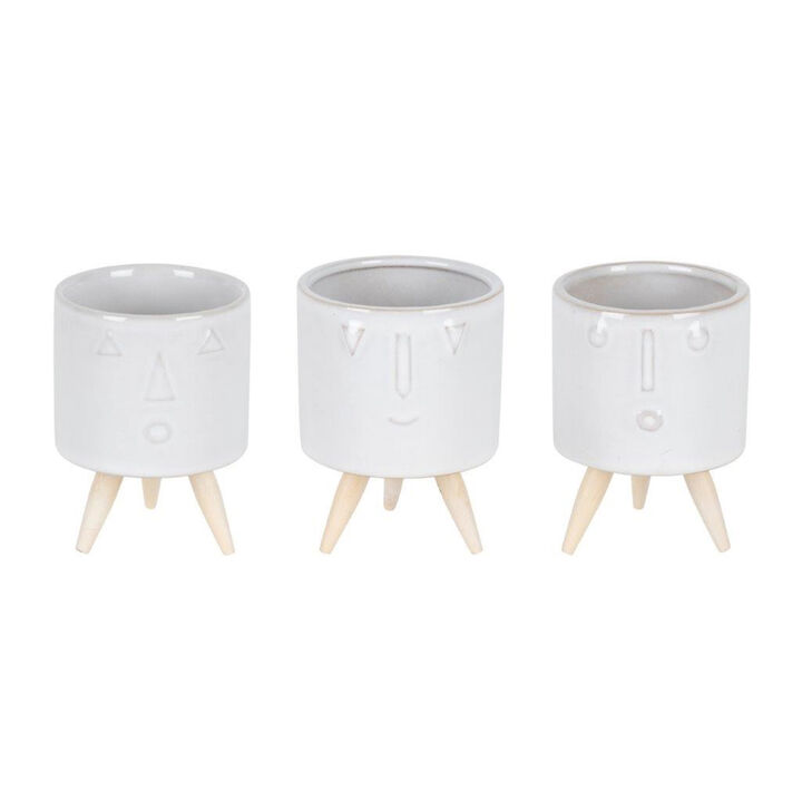 Decorative Planter (Set of 3) – Stylish Pots for Home and Garden Decor