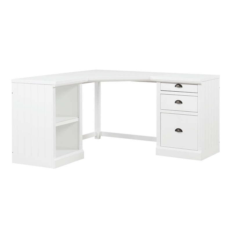 Merax Modern L Shaped Executive Desk Corner Writing Desk