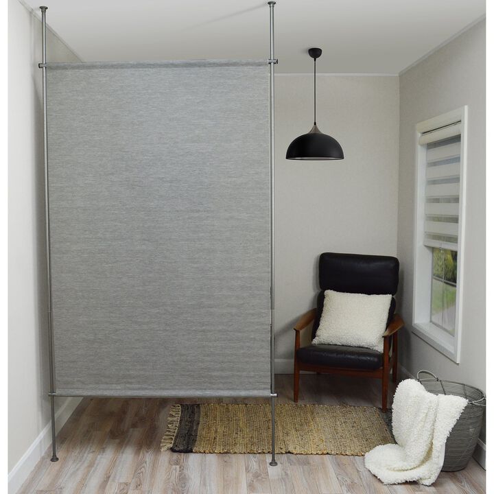 Woven Paper Privacy Panel, 48" x 72", Adjustable Height