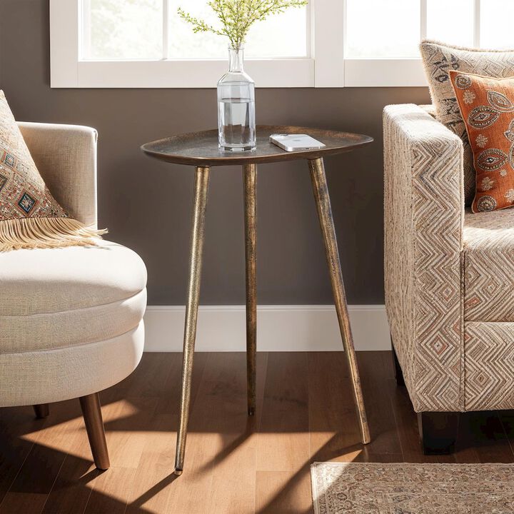 Convenience Concepts Bali Metal Tall End Table