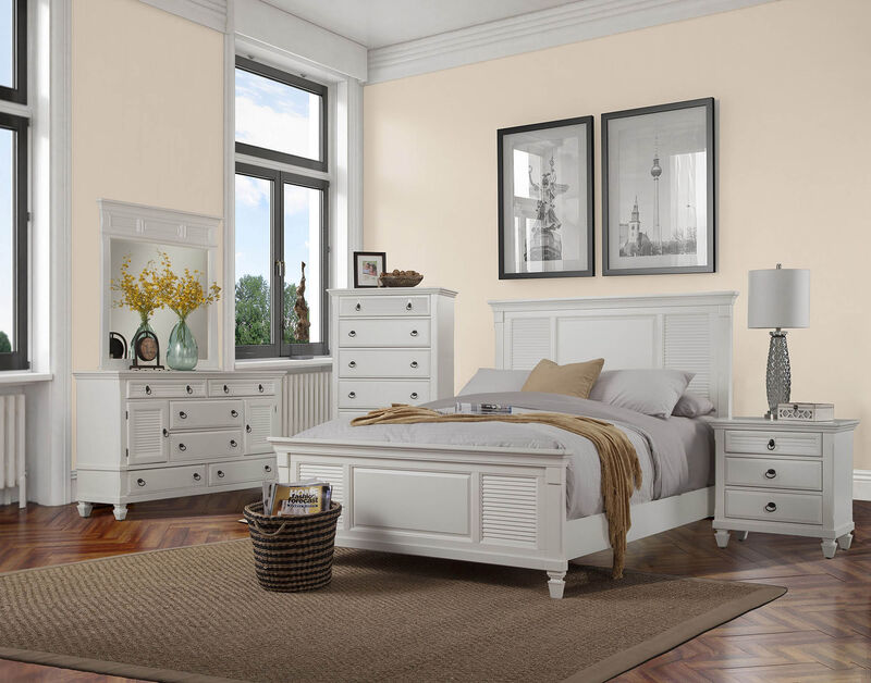 Winchester Mirror, White