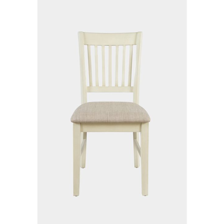 Jofran Craftsman Slat-Back Upholstered Desk Chair