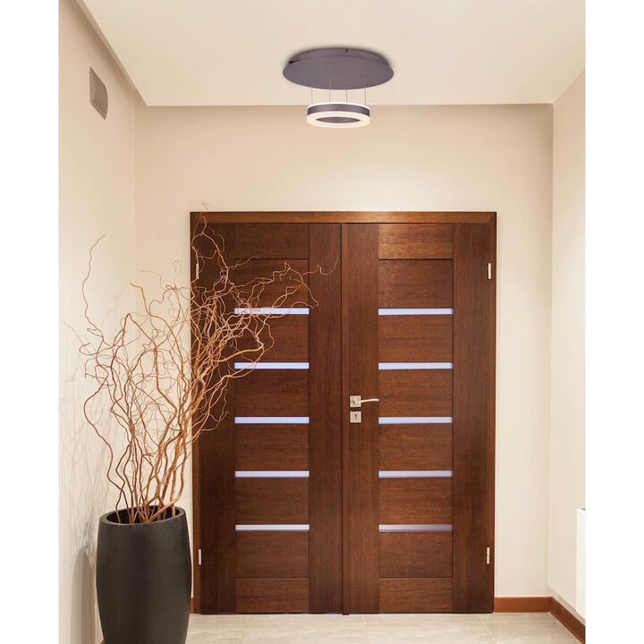 VONN Lighting 11” Wi-Fi-Enabled Tunable White Color-Changing LED Pendant Ceiling Fixture