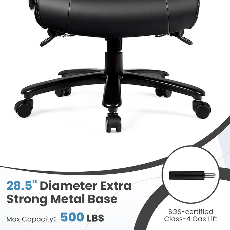400lb PU Leather Massage Office Chair