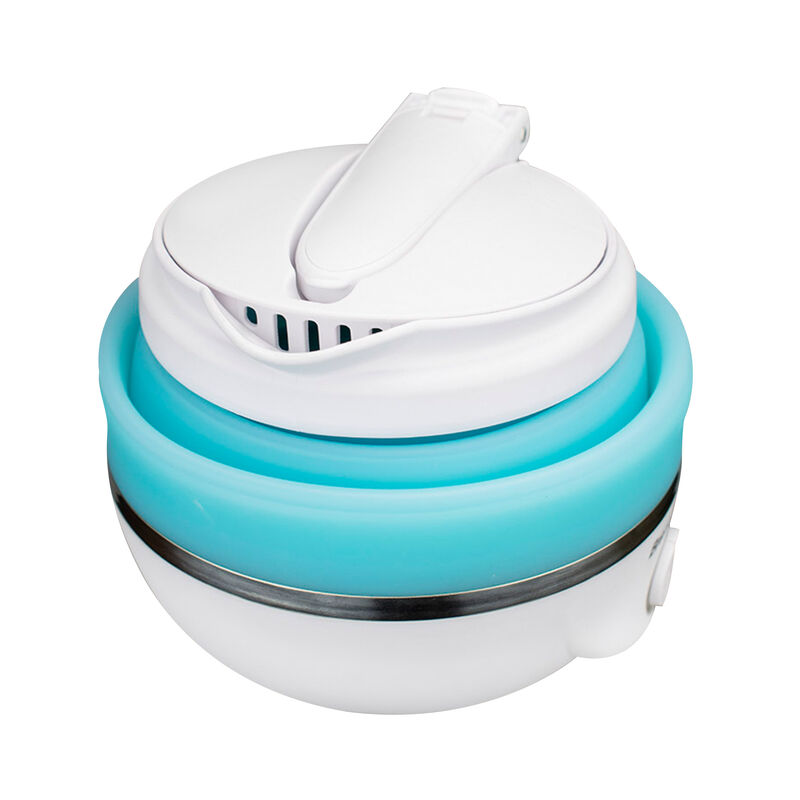Brentwood Dual Voltage 3.3 Cup Collapsible Travel Kettle in Blue