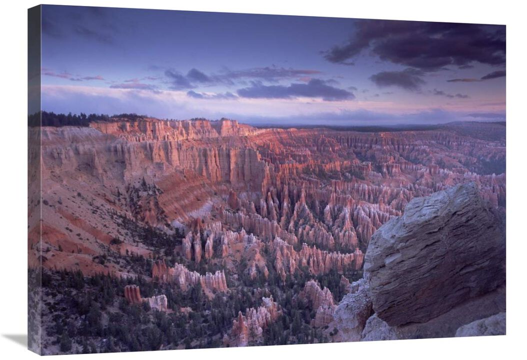 Amphitheater from Bryce Point, Bryce Canyon National Park, Utah-Canvas Art-32x24