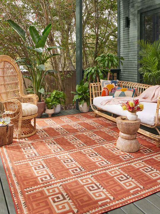 Ari ARI03 Spice/Ivory 7'9" x 9'9" Rug