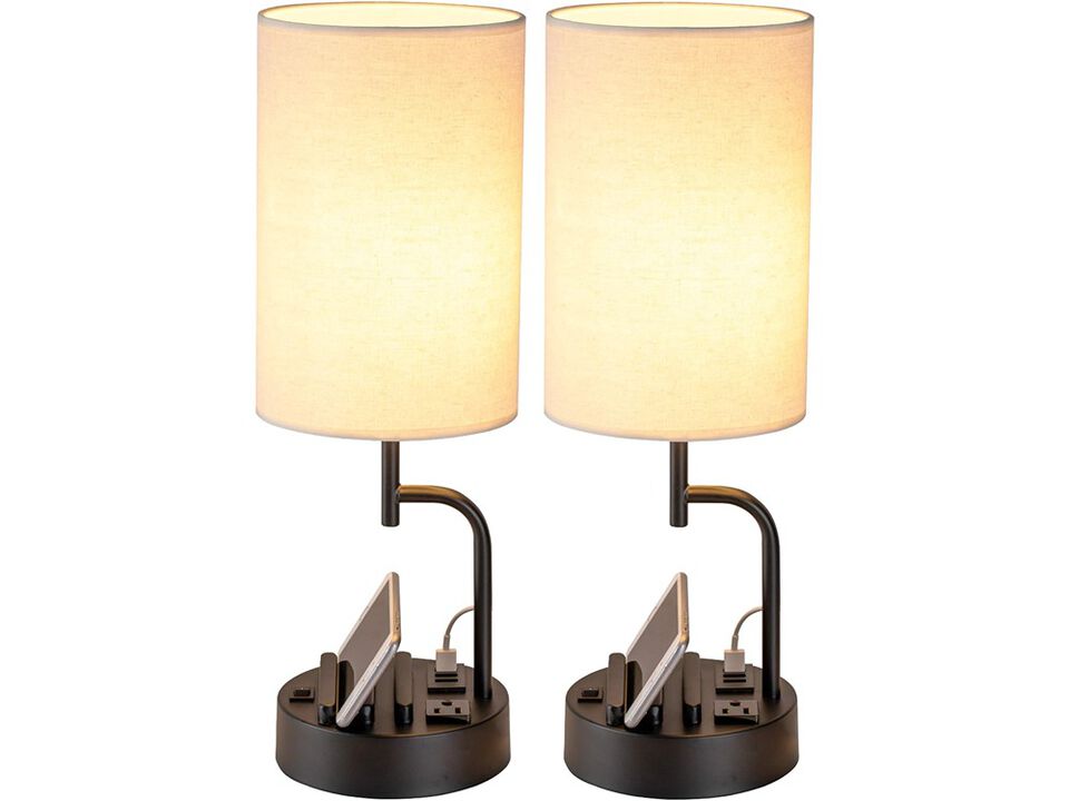 Perfect Bedside Lamp for Bedroom (Pack of 2)