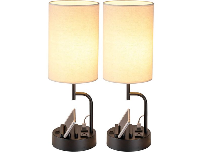 Perfect Bedside Lamp for Bedroom (Pack of 2)