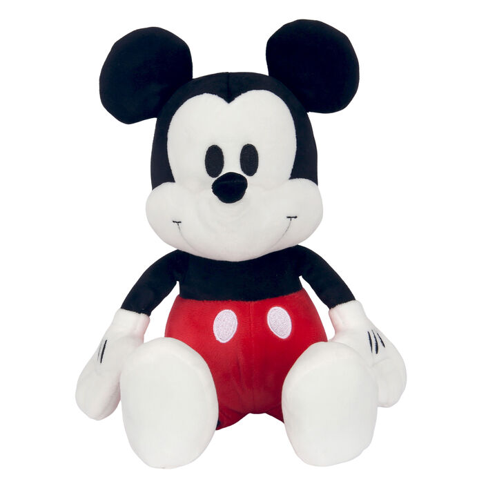 Lambs & Ivy Disney Baby Red/Black Mickey Mouse 14� Stuffed Animal Toy