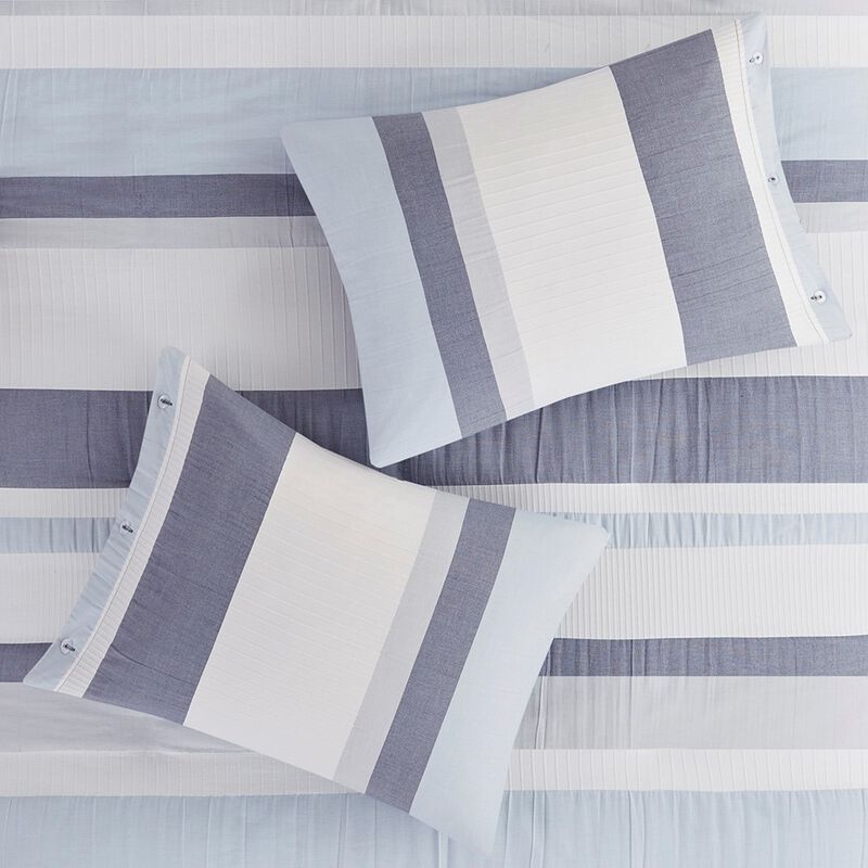 Gracie Mills Mcdaniel Refined Jacquard Elegance: 3-Piece Duvet Cover Set