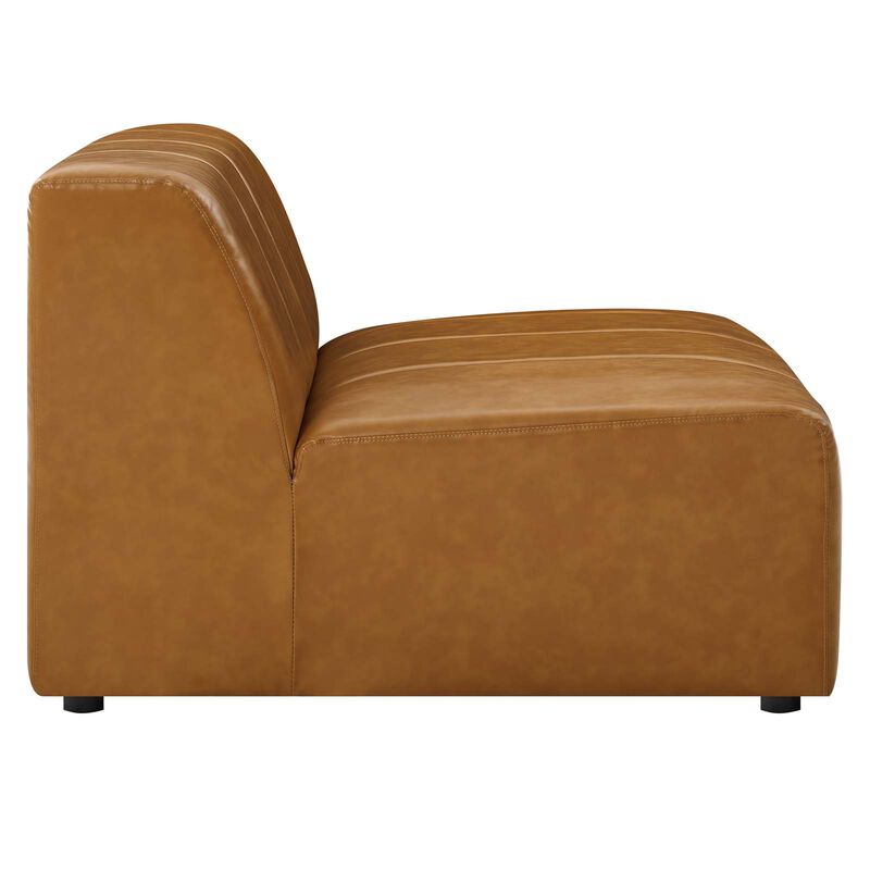 Bartlett Vegan Leather 3-Piece Sofa Brown EEI-4515-TAN
