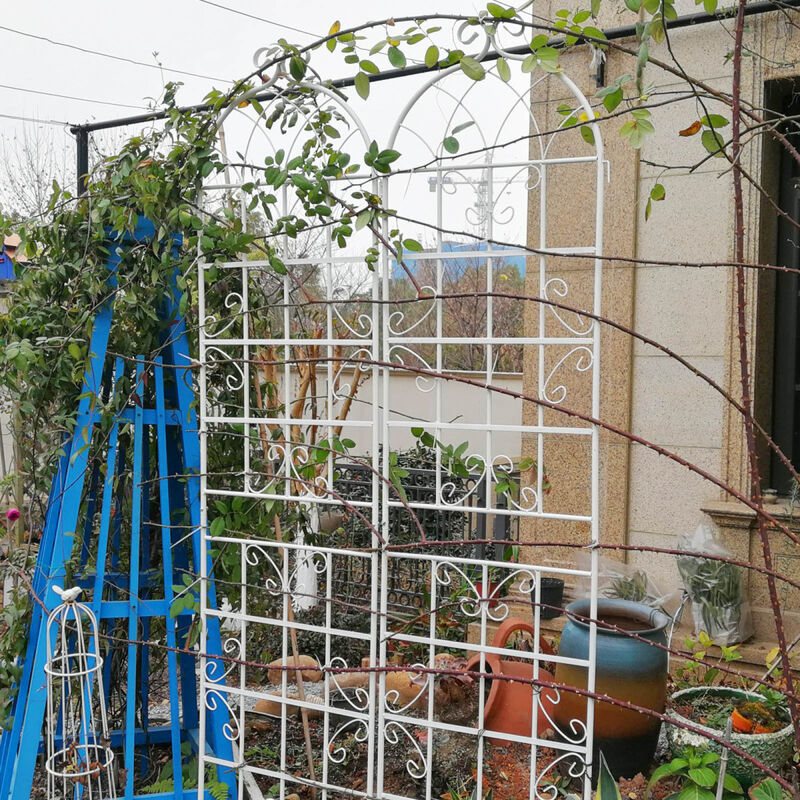 Streamdale Metal Garden Trellis 86.7" X 19.7" for Climbing Plants