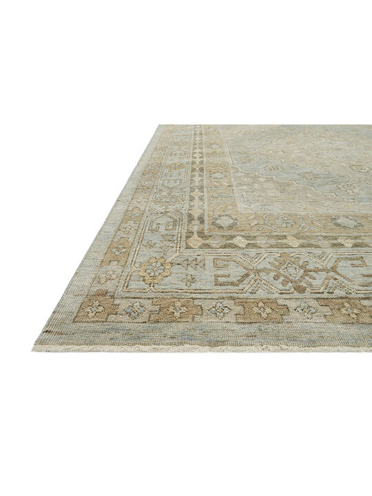 Legacy LZ07 Sea/Stone 18" x 18" Sample Rug