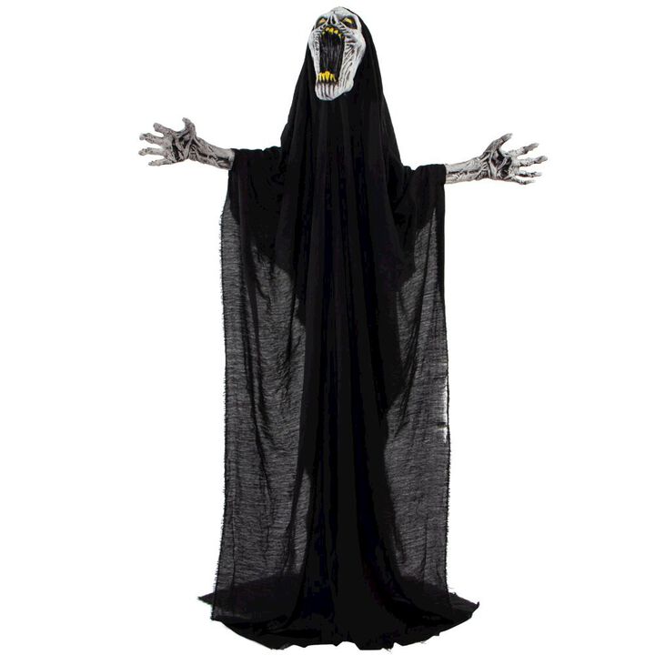 Haunted Hill Farm 70 Standing Animated Howling Reaper