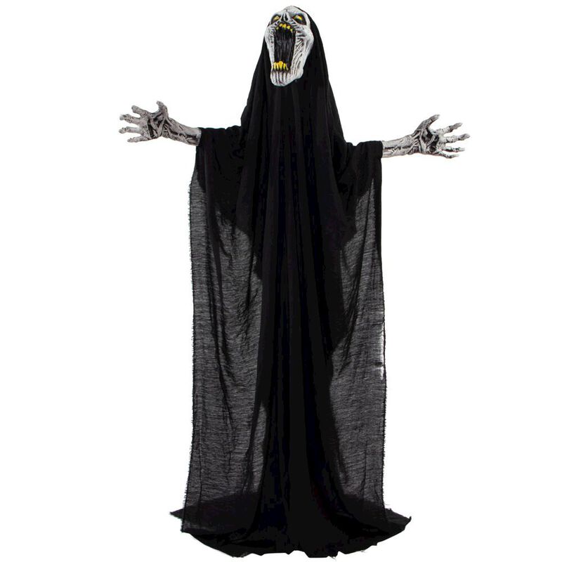 Haunted Hill Farm 70 Standing Animated Howling Reaper