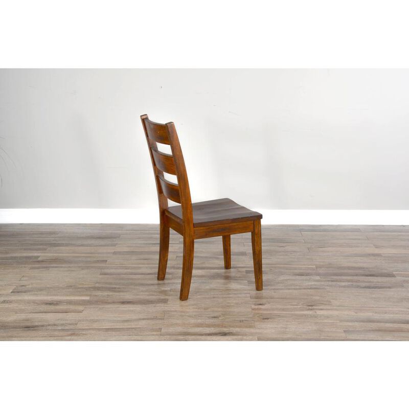 Sunny Designs Tuscany Ladderback Chair with Wood Seat