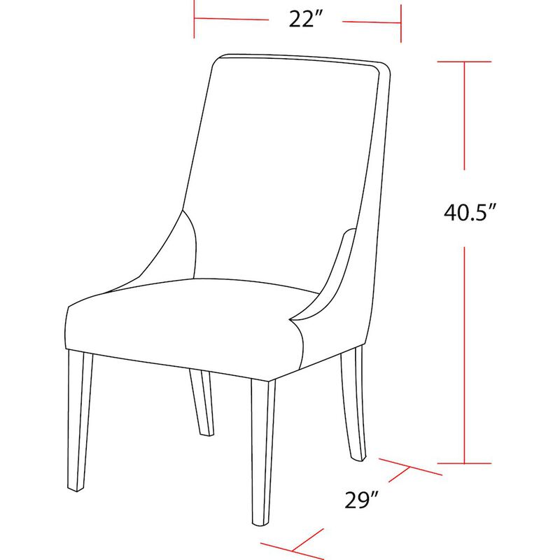 Parker House Furniture Parker House Sierra - Copley Brown Dining Chair (2/CTN Sold in pairs)