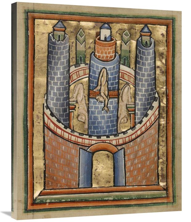 Egypt; The Fall of Pagan Idols-Canvas Art-28x35