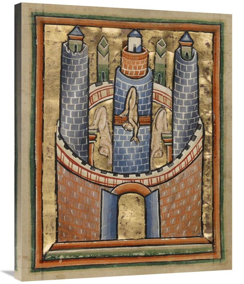 Egypt; The Fall of Pagan Idols-Canvas Art-28x35