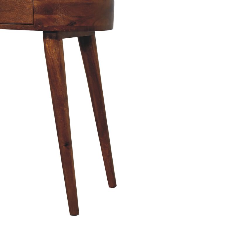 Mini Albion Chestnut  1 Drawer Solid Wood  Console