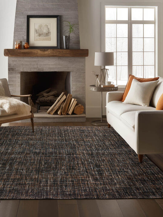 Abruzzo AZ1 Black 3'6" x 5'6" Rug