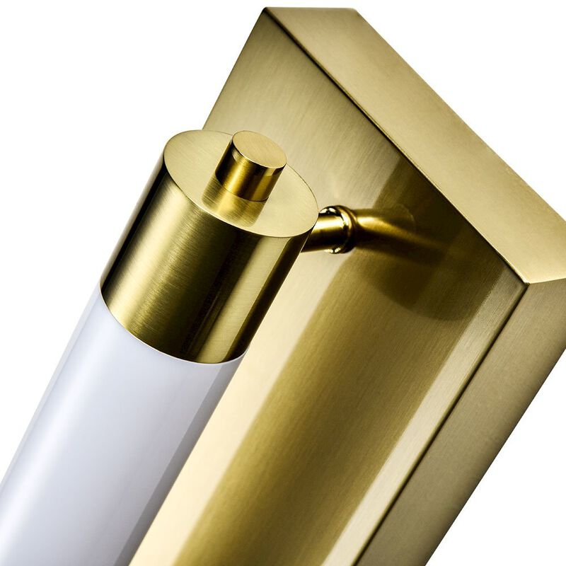 VONN Lighting Integrated LED ADA Compliant Bathroom Wall Lighting Fixture in Antique Brass