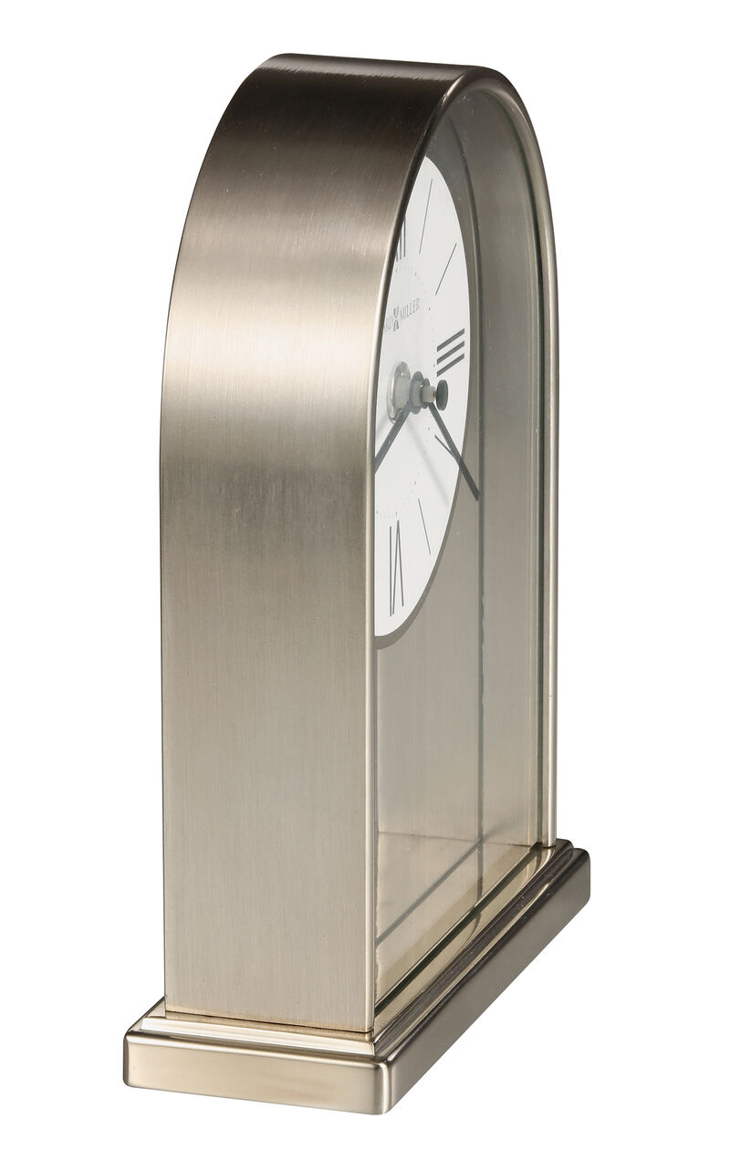 Howard Miller 645826 Howard Miller Jefferson Tabletop Clock 645826 Nickel