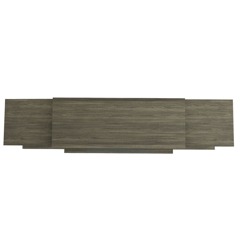 Farmhouse TV Stand with Fireplace - 70" Width -Fits up to 70" TV