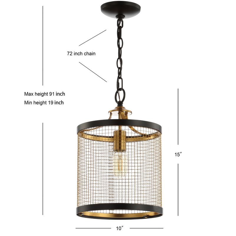 Elena Lantern Metal LED Pendant