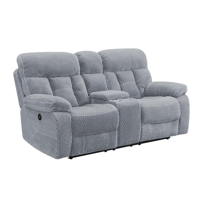 New Classic Furniture Bravo Console Loveseat W/ Pwr Fr-Stone