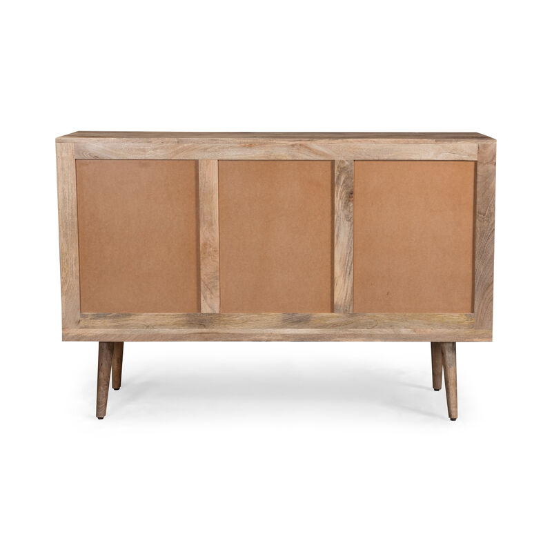 Merax Natural Sideboard Cabinet with 3 Drawers