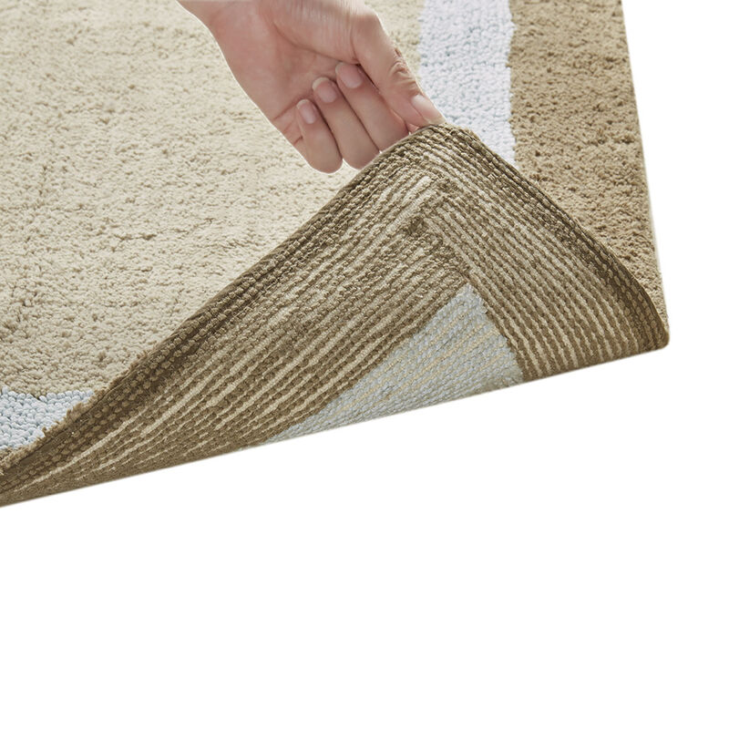 Gracie Mills Nixon Non Skid Cotton Tufted Bath Rug - 24x60"