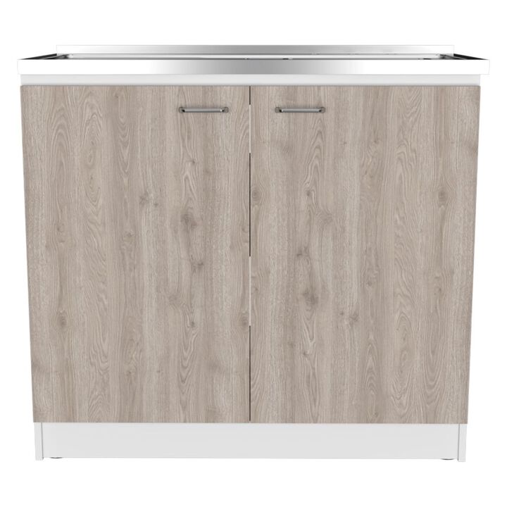 Utility Sink Vernal, Kitchen, Smoky Oak / Light Gray