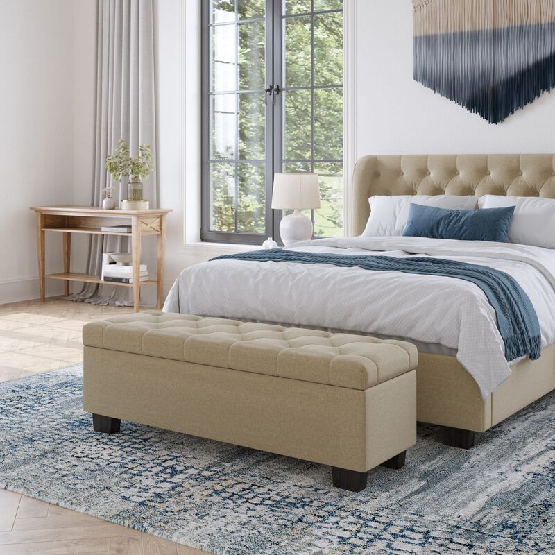 Levi Tufted Storage Bench