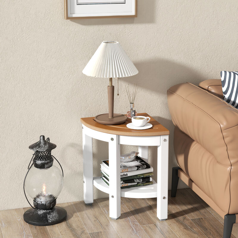Heavy Duty Corner Shower Bench Stool with Storage Shelf for Shaving Legs