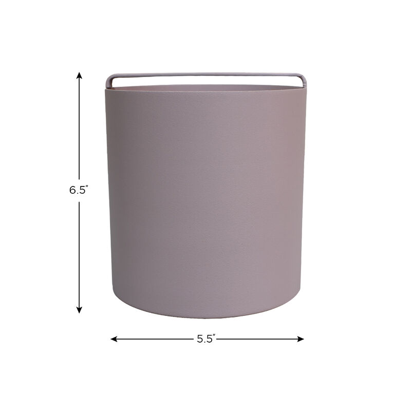 Handmade Iron Geometric Lavender Pail Vase For Indoor & Outdoor Use BBH Homes