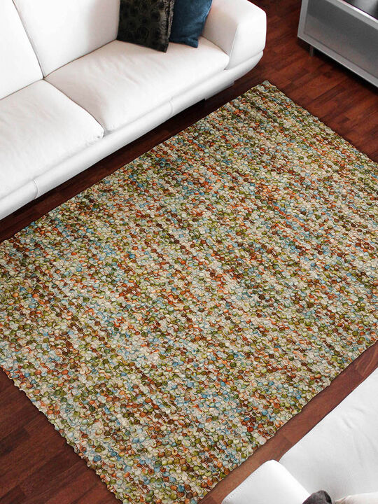 Hanu HU1 Green 3'6" x 5'6" Rug