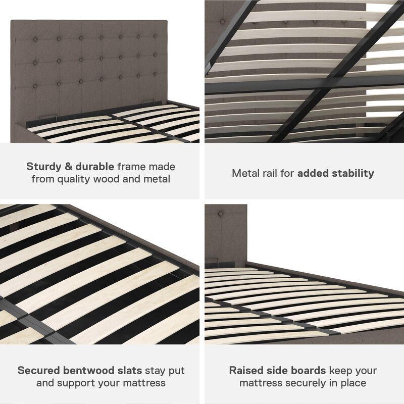 Sydney Upholstered Bed with Storage
