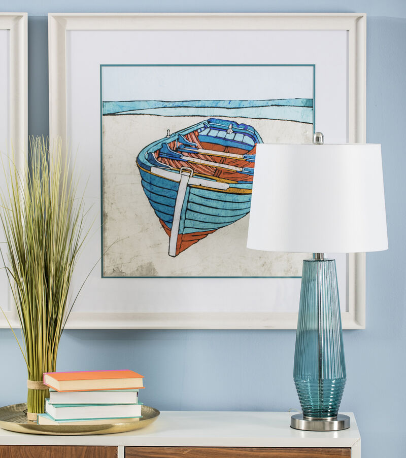 Beached Vessel II Framed Print