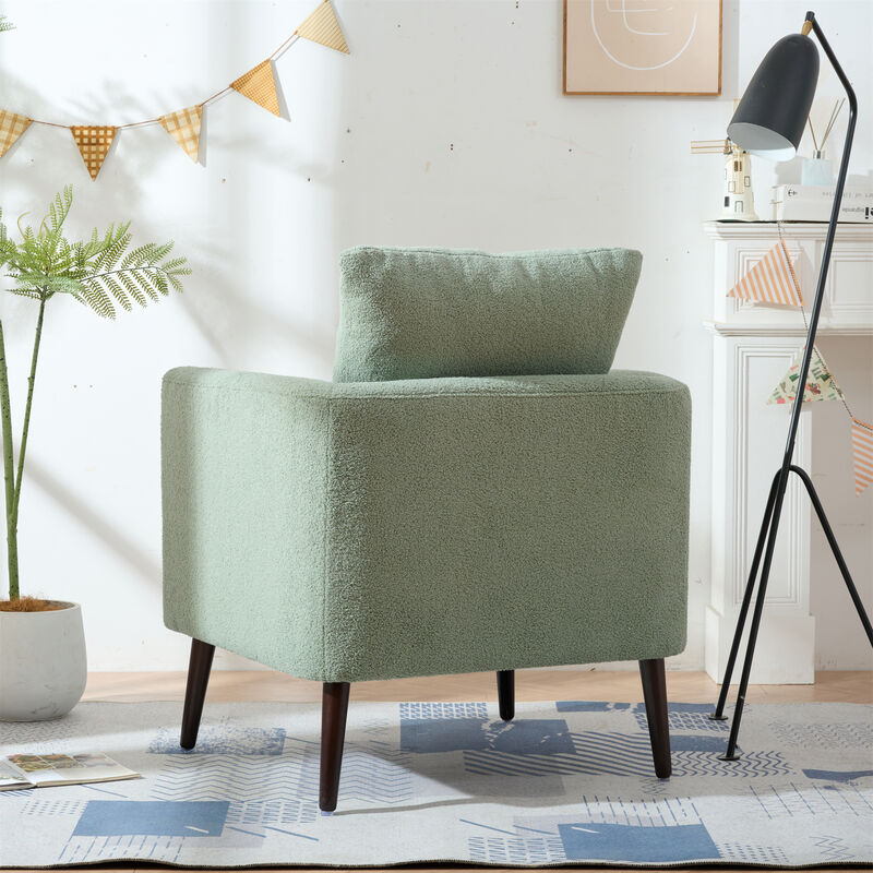 Merax Fabric Armchair Club Accent Chair for Living Room