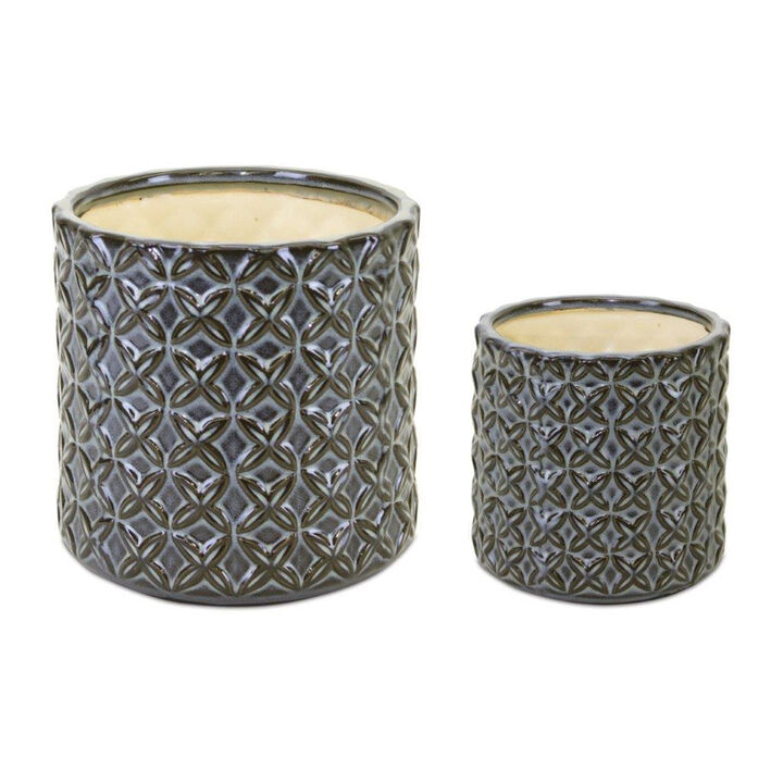 Decorative Pot (Set of 2) – Elegant Plant Pots for Home and Garden Decor
