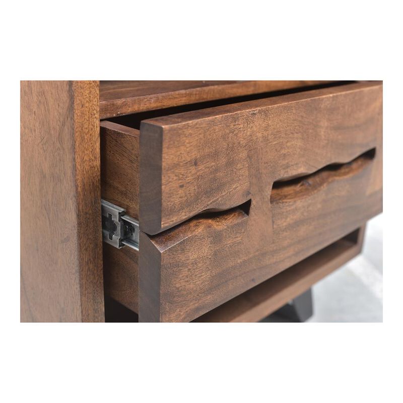 Madagascar Nightstand - Brown Collection, Belen Kox