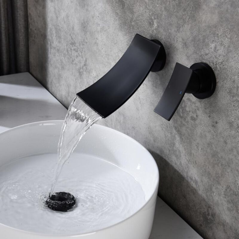 Wall Mounted Bathroom Waterfall Faucet Modern & Elegant Design