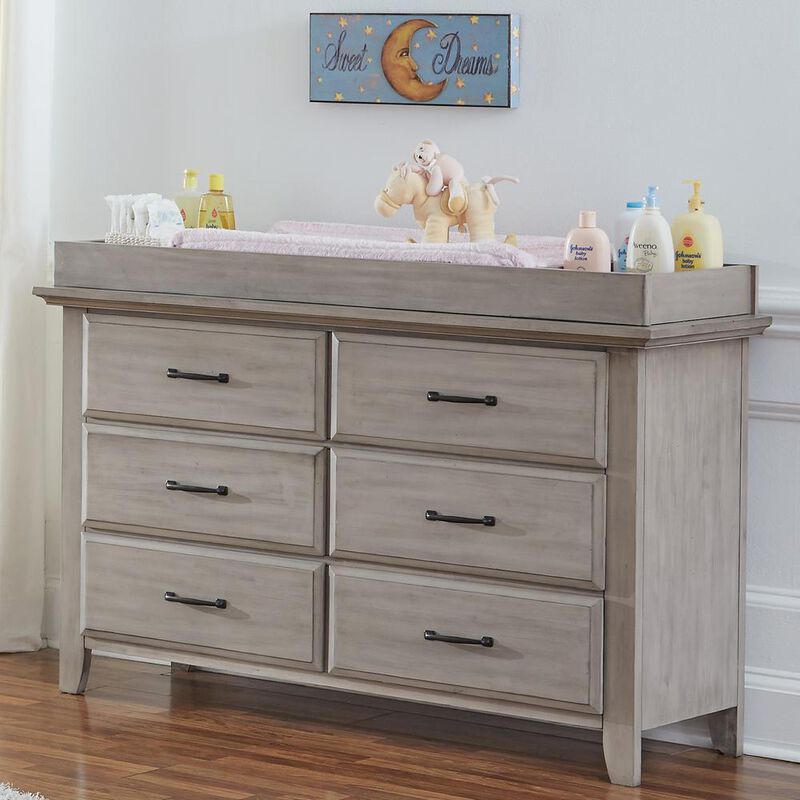 Soho Baby Chandler Changing Topper Stone Wash