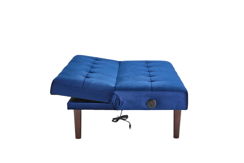 Merax Flannel Fabric Foldable Sofa Recliner Futon