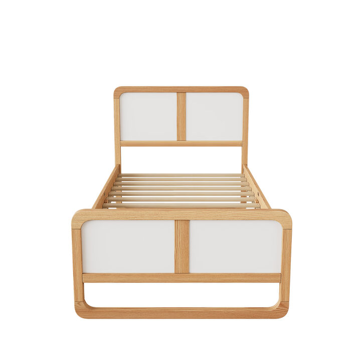 Merax Solid Wood Platform Bed