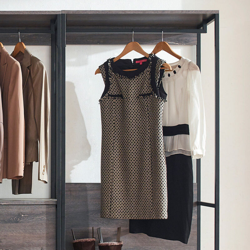 FC Design Klair Living Wood Walk-in Closet System