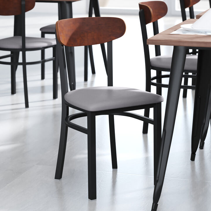Metal/Wood Restaurant Chairs