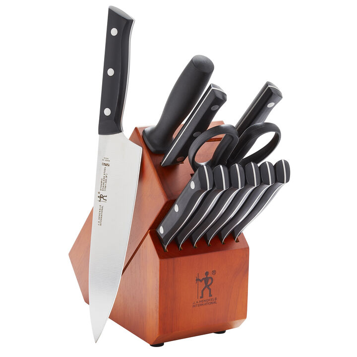 HENCKELS Dynamic 12-pc Knife Block Set - Acacia